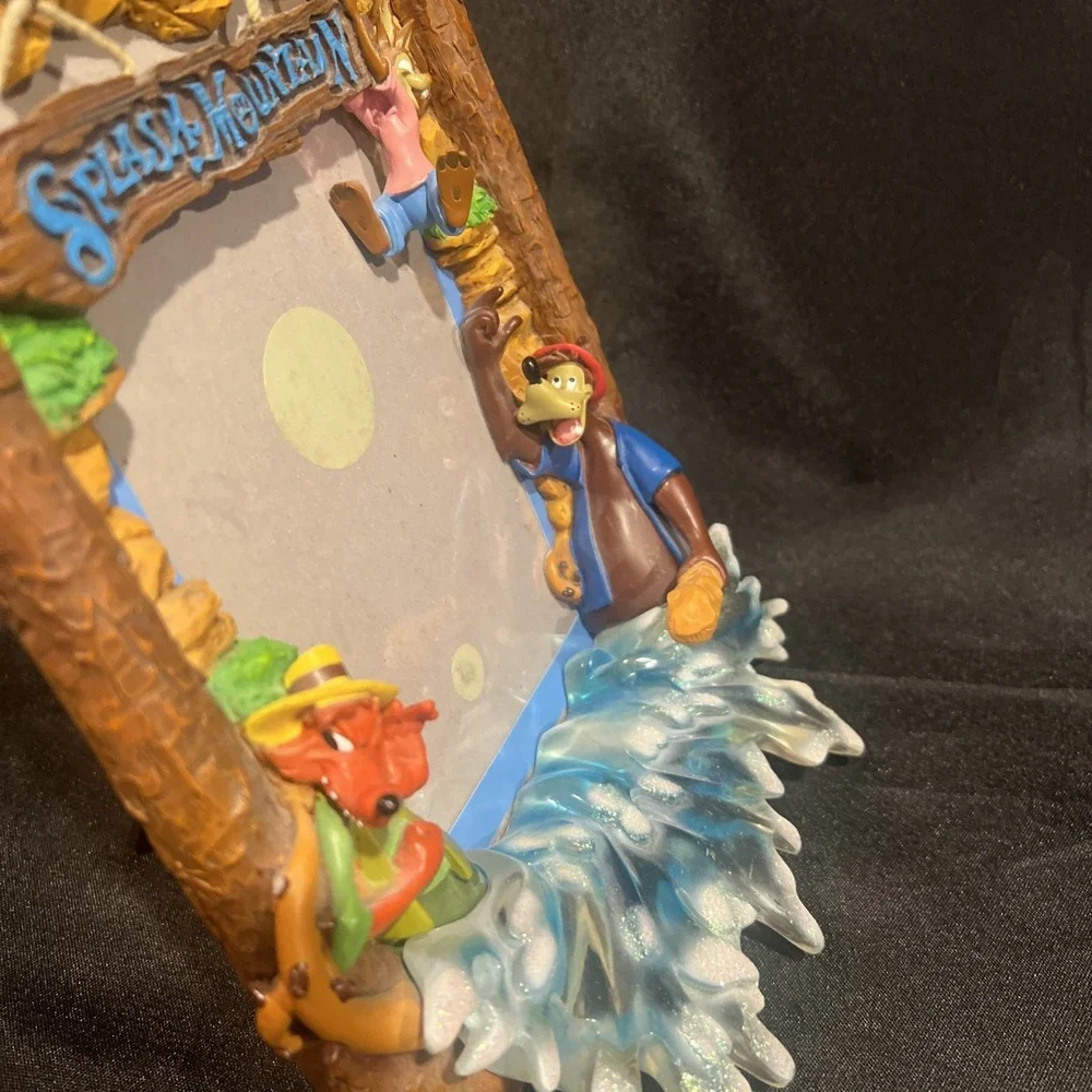 DISNEY Splash Mountain 5x7 4x6 Resin Picture Frame 3D Brer Rabbit‎ Fox and Bear